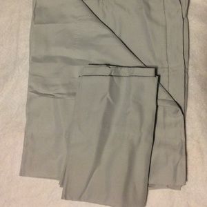 Light Grey Pillowcases Pair Never Used Neutral Bedding Home Decor Microfibre